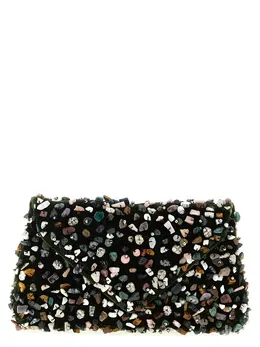 Dries Van Noten Embellished Envelope Clutch Verde Donna Model 523881938293046