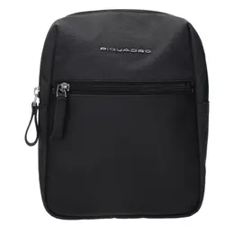 Piquadro Black Fabric Crossbody Bags pi15263340527881bt