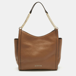 Michael Kors Brown Leather Medium Newbury Chain Bag 1198783