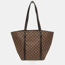 Louis Vuitton Sac Shopping Damier Brown Canvas Tote Bag 1198408