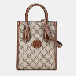 Gucci Beige Mini GG Supreme Interlocking G Satchel 1198085