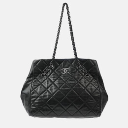 Chanel Cells Black Caviar Leather Tote Bag 1197905