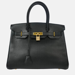 Hermes Birkin 30 Black Ardennes Leather Tote Bag 1197936