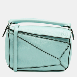 Loewe Blue Mini Calfskin Puzzle Satchel 1197876