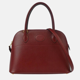 Hermes Bolide 27 Rouge H Courchevel Leather Tote Bag 1197924