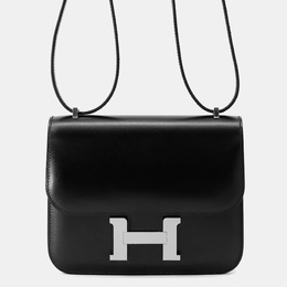 Hermes Constance Mini Black Box Calf Leather Shoulder Bag 1197681