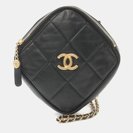 Chanel Black Lambskin Leather Shoulder Bag 1197109