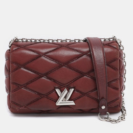Louis Vuitton Bordeaux Malletage Leather GO-14 PM Bag 1195236