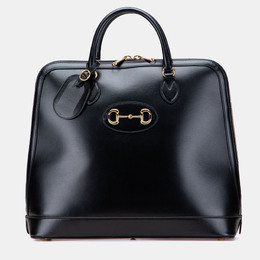 Gucci Black Small Leather Horsebit 1955 Duffle Bag 1197511