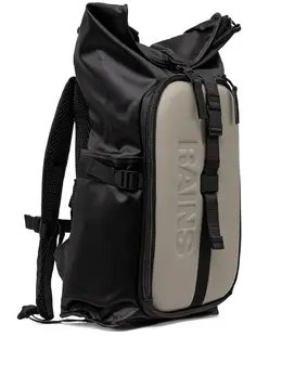 Rains Roll-Top Panelled Backpack 30651967