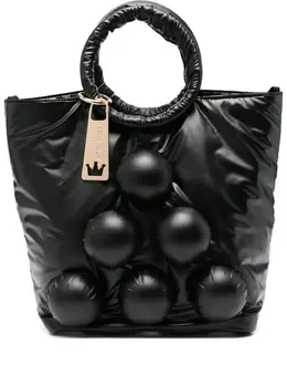 La Milanesa Klodiana padded circle-detail tote bag 31570810