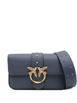 Pinko Love Birds buckle-embellished satchel 31649044