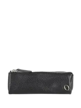 Orciani zip-fastening pebble leather wash bag 31579372