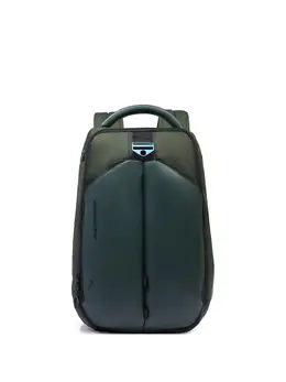 Рюкзак с кожаными панелями Piquadro, зеленый 30009019 | зеленый