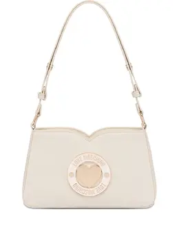Love Moschino heart-plaque shoulder bag 31027414