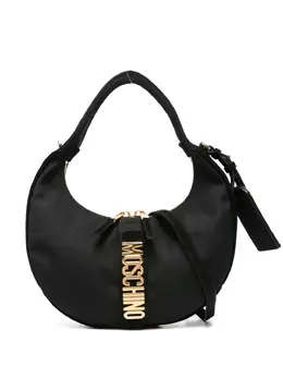 Сумка через плечо с логотипом в форме полумесяца Moschino, черный 30264361 | черный