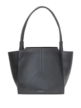 Сумка-тоут из кожи с панелями Victoria Beckham, черный 31560221 | черный