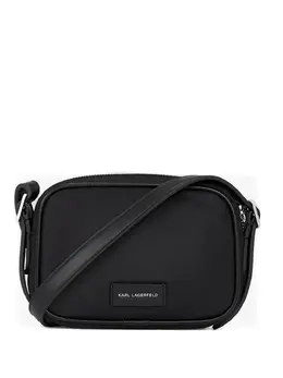 Karl Lagerfeld K/Signature logo-patch crossbody bag 30569710