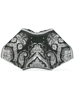 Alexander McQueen paisley De Manta clutch 11997298