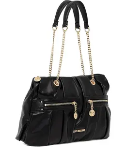 Love Moschino pleated chain-strap tote bag 30647784