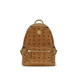 MCM Printed canvas small Stark Backpack mcmmkeave15cobb