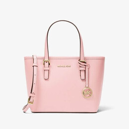 Сумка Michael Kors Travel Extra-Small Saffiano Leather Top-Zip, розовый 35t9gtvt0l | powder blush