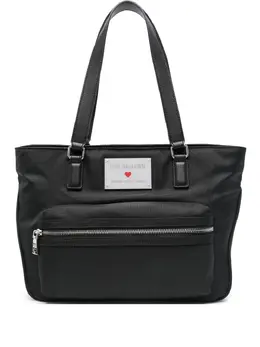 Love Moschino logo-plaque tote bag 31658276