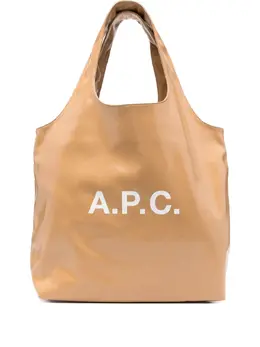 A.P.C. logo-print tote bag 31565351