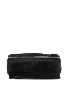 Rick Owens calf-hair zipped clutch 31661430