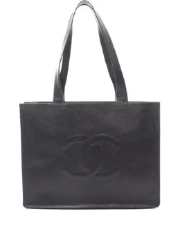Chanel 1997-1999 leather tote bag 31710732