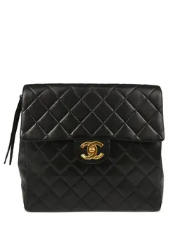 Chanel 1995 quilted lambskin backpack 31560594