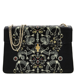 Bvlgari Serpenti Forever Pop-Heart Lizard-Leather Shoulder Bag 286024