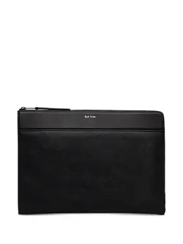 Paul Smith zip-top leather laptop bag 30092515