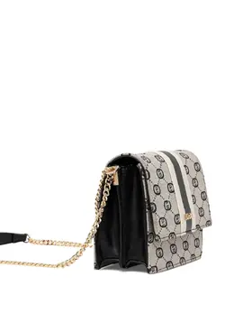 Liu Jo 30626428 Monogram Stripe Cross Body Bag