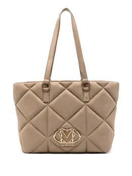Love Moschino quilted logo tote bag 31661147