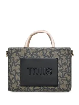 Tous bear-print logo-plaque tote bag 30807180