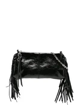 Maje fringe leather shoulder bag 30273072