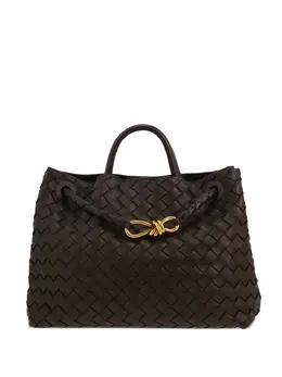 Bottega Veneta medium Andiamo Intrecciato-leather shoulder bag 31778955