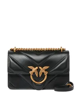 Pinko mini Love quilted Love Birds-embellished crossbody bag 30380020