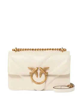Pinko mini Love quilted Love Birds-embellished crossbody bag 30379461