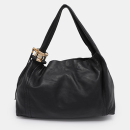 Jimmy Choo Black Leather XL Saba Hobo 1199951