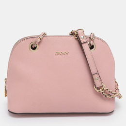 DKNY Pink Leather Shoulder Bag 1200040