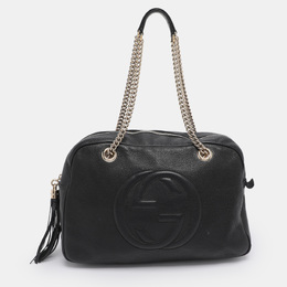 Gucci Black Leather Large Soho Shoulder Bag 1199953