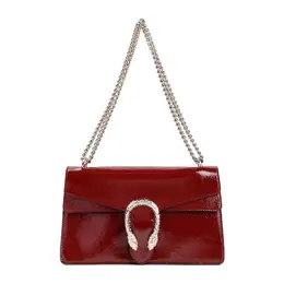 Gucci-Red Dionysus Leather Shoulder Bag-Donna 52412764881236