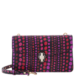 Bvlgari Serpenti Forever Flap Bag Elaphe Polka Dots 284413