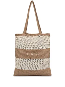Iro crochet striped tote bag 31135716