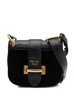 Prada 2000-2025 City Calf and Velvet Pionniere crossbody bag 31779075