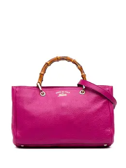 Gucci 2016-2025 Medium Calfskin Bamboo Shopper satchel 31761673