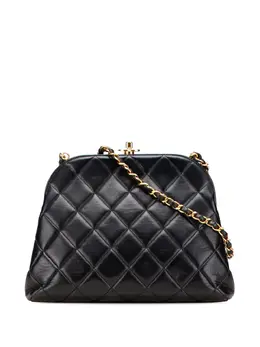 Chanel 1996-1997 Quilted Lambskin Frame Chain crossbody bag 31777813