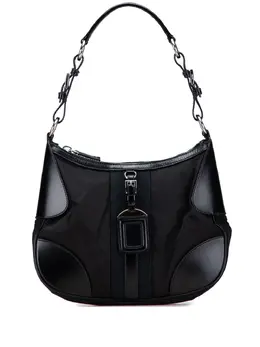 Prada 2013-2025 Leather Trimmed Tessuto hobo bag 31777411